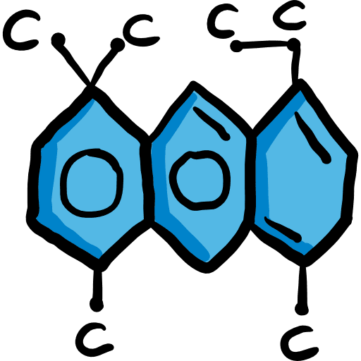 Chemistry chemistry shapes education icon