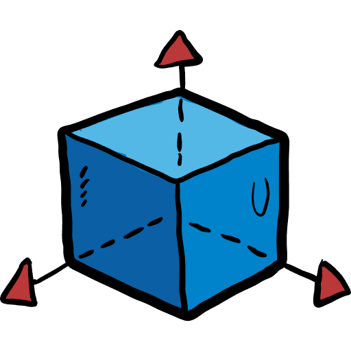 Cube cube modeling graphic tool icon