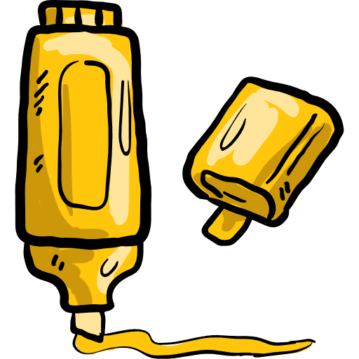 Highlighter edit underline drawing icon