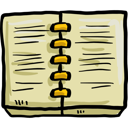 Notebook notebook agenda address book icon