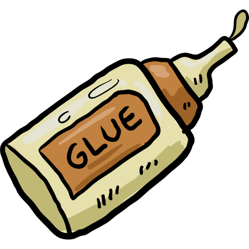 Glue student user glue icon