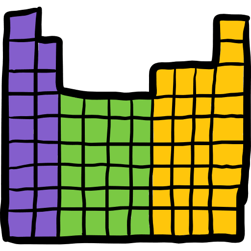 Periodic table periodic table science education icon
