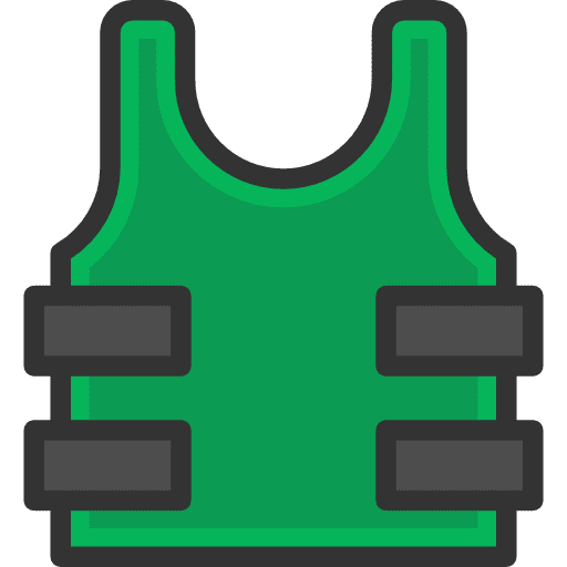Bulletproof vest weapons bullets weapon icon