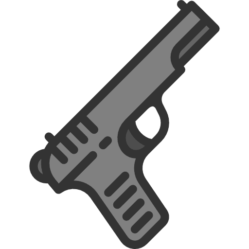 Gun miscellaneous weapons signaling icon