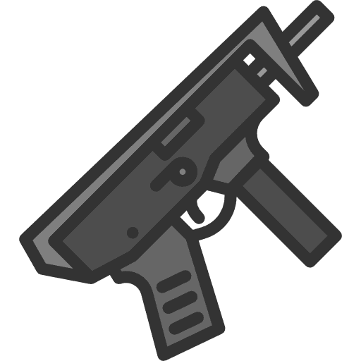 Shotgun pistol hunter crime icon