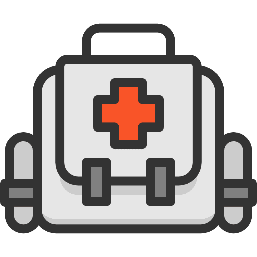 First aid kit healthcare and medical doctor first aid kit icon