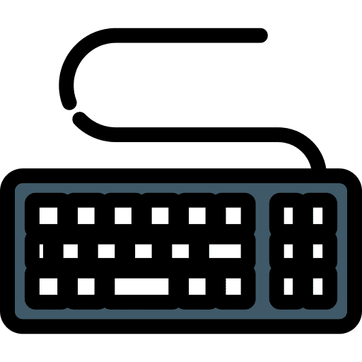 Keyboard technology electronics keyboard icon