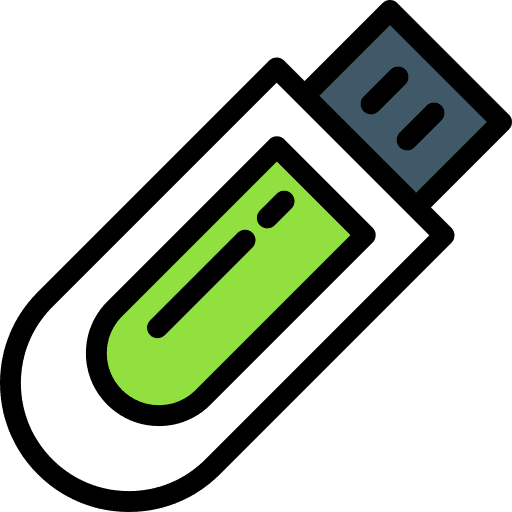 Pendrive usb computing data storage icon