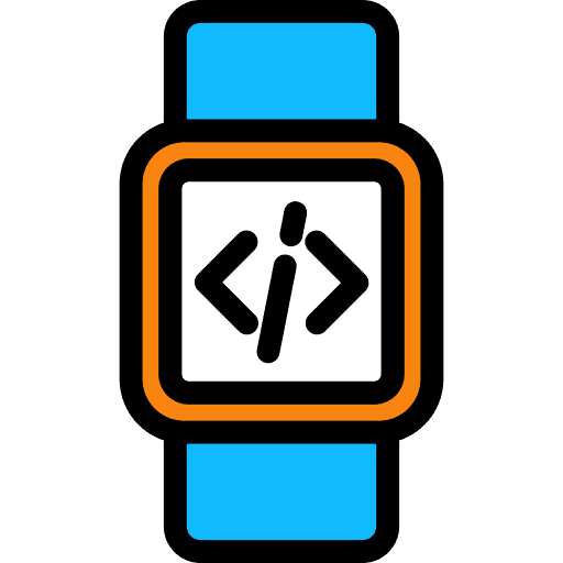 Smartwatch wristwatch technology communications icon