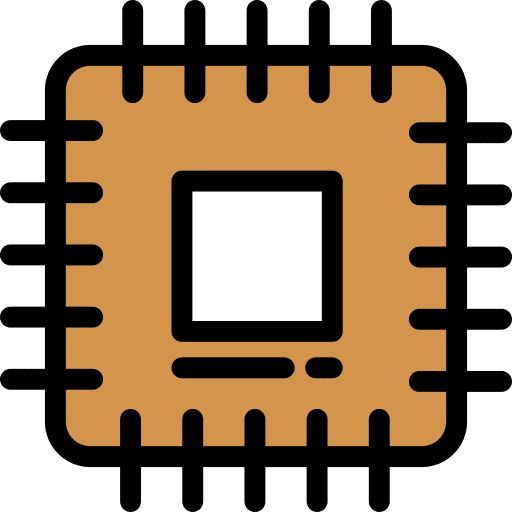 Cpu electronic technology electronics icon