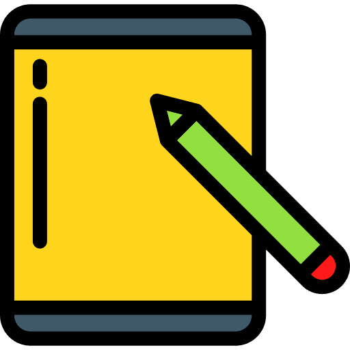 Tablet touch screen technology tablet icon