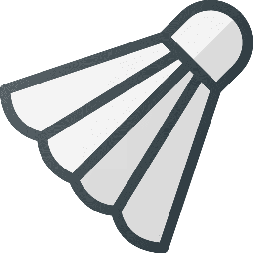 Badminton birdie sport badminton icon
