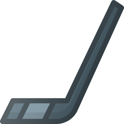 Hockey stick equipment ball sports icon