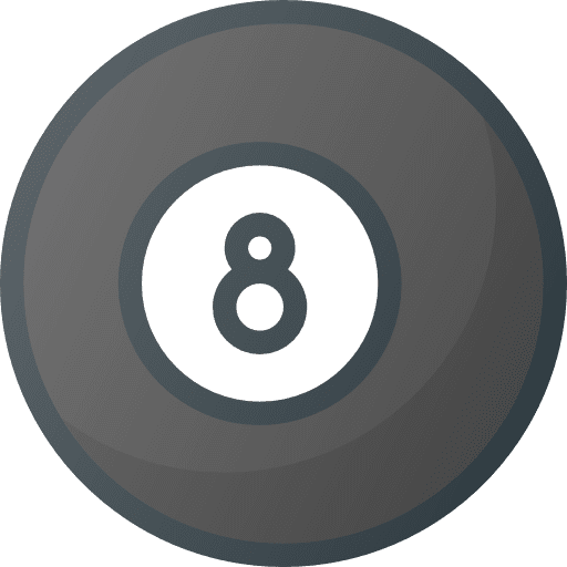 Ball eight ball sports and competition sports icon