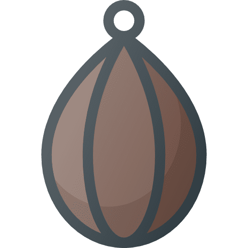 Boxing bag punching boxer box icon