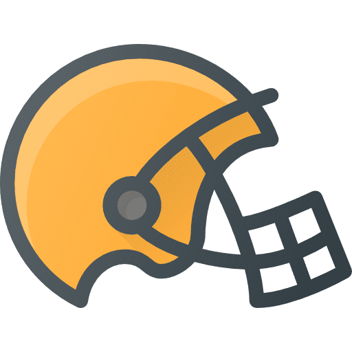 Helmet equipment protection sportive icon