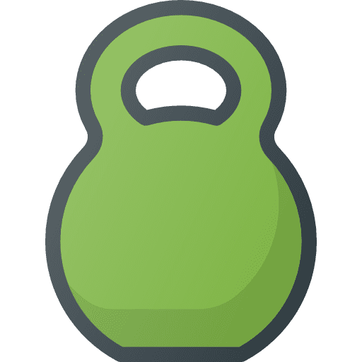 Kettlebell kettlebell sports and competition exercise icon