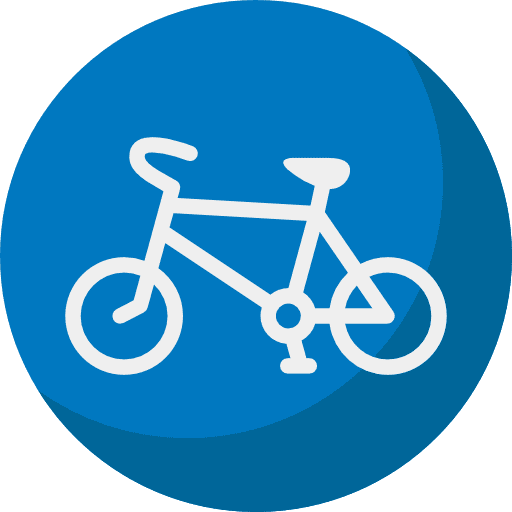 Bicycle traffic sign traffic circulation icon