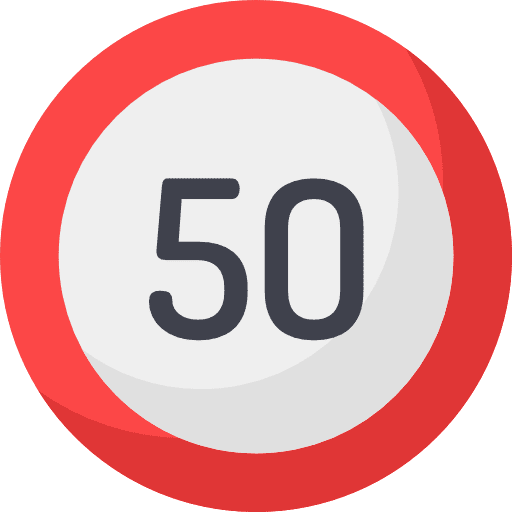 Speed limit speed limit traffic circulation icon