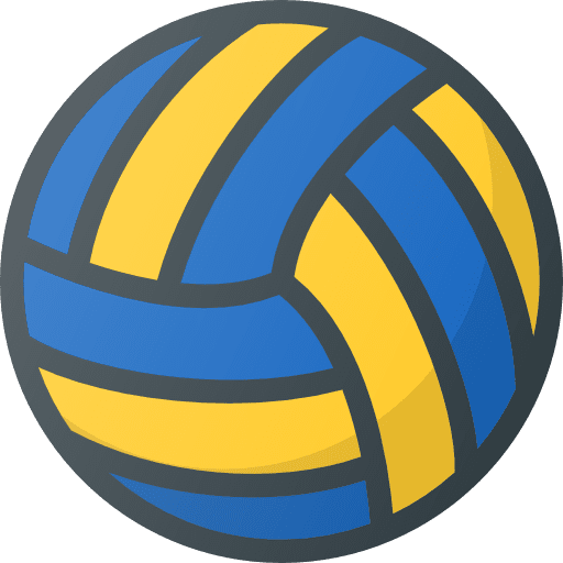 Volleyball sport team sports and competition sports icon