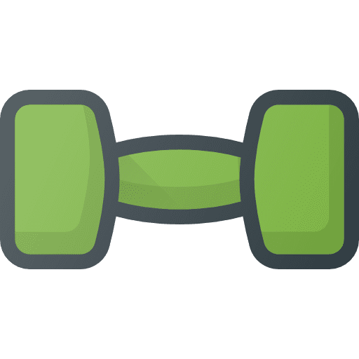 Weight dumbbell weight sports and competition icon