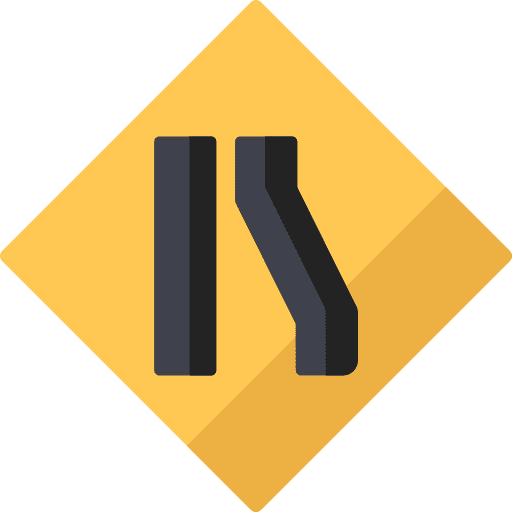 Lane circulation traffic sign signs icon