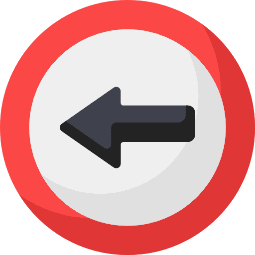 One way signaling traffic sign signs icon