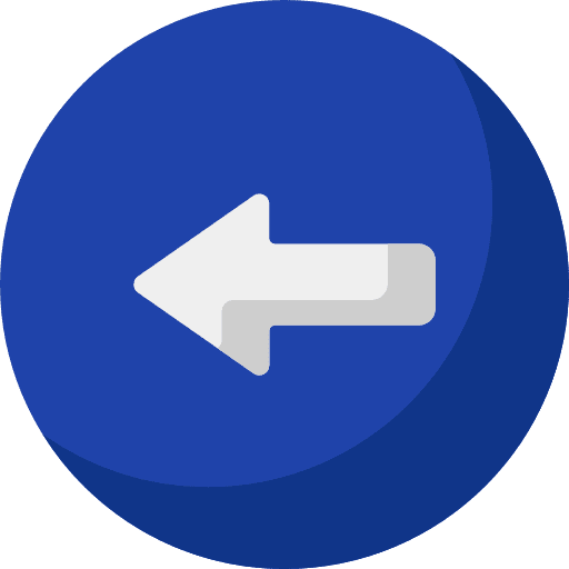 Turn left turn left signaling signs icon