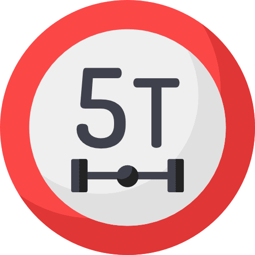 Wide circulation wide traffic icon