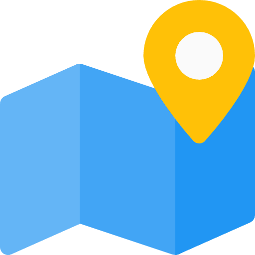 Map map map point region icon