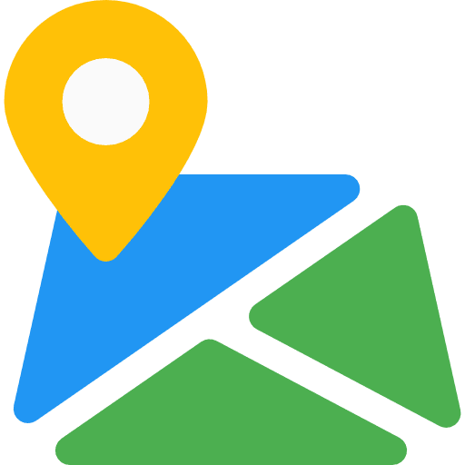 Map maps and location position locations icon