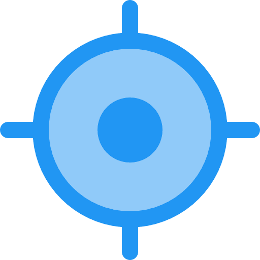 Precision miscellaneous shooting target aim icon