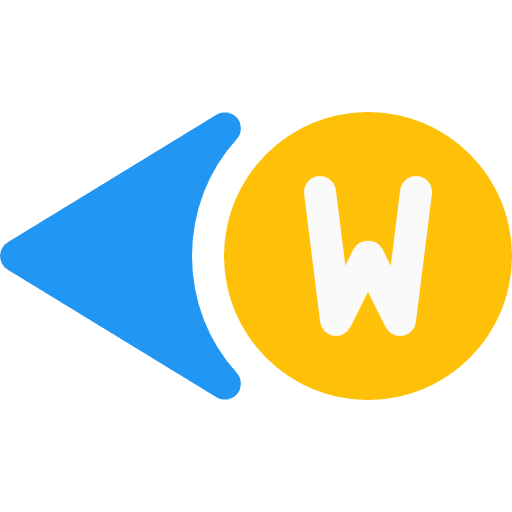 West compass outline compass direction icon