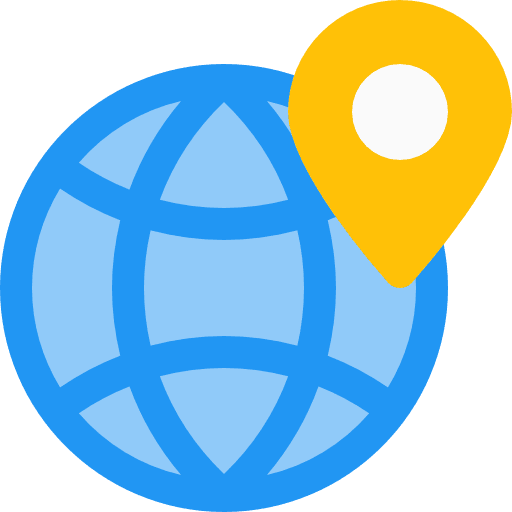 World multimedia earth globe internet icon
