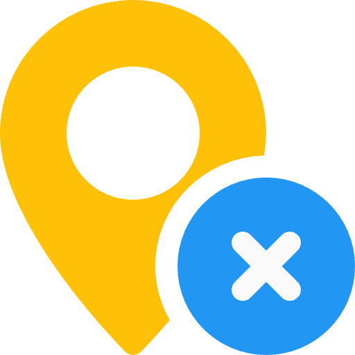 Location interface map location location icon