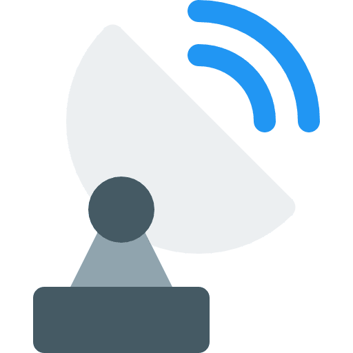 Satellite satellite radar wireless icon