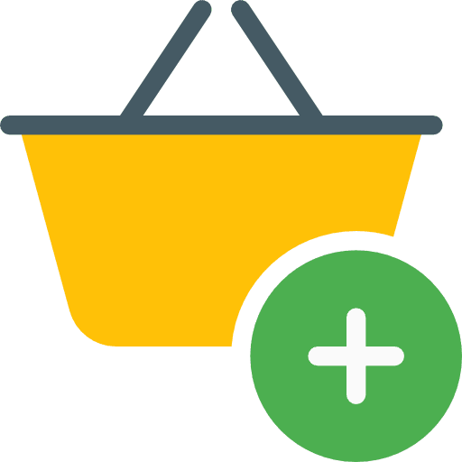 Basket commerce online store shopping store icon