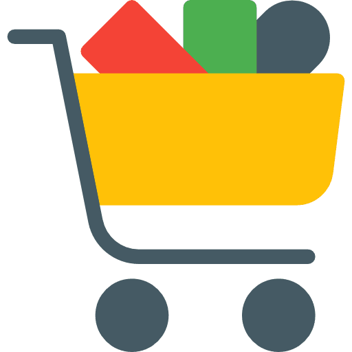 Cart commerce and shopping shopping store icon