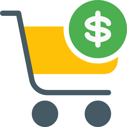 Cart cart supermarket commerce and shopping icon