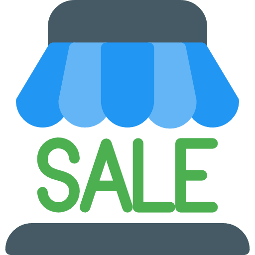 Sale sale sale sign signaling icon