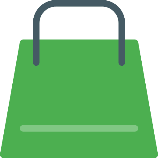 Shopping bag commerce business supermarket icon