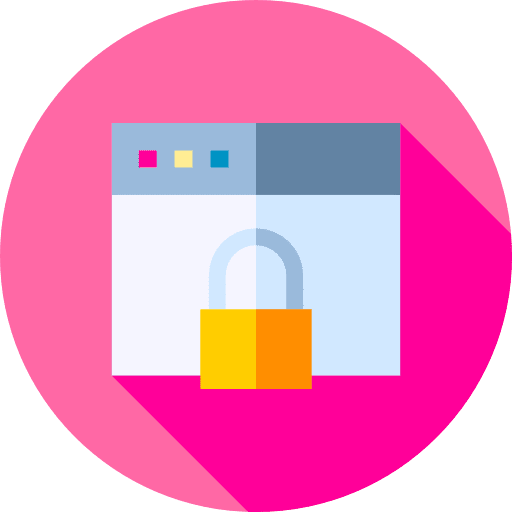 Browser security system multimedia security icon