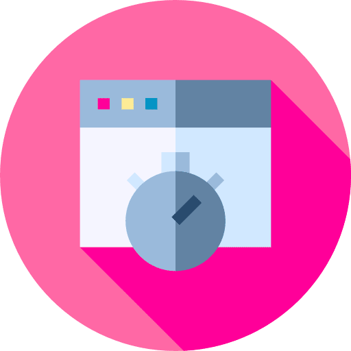 Chronometer browser interface internet icon