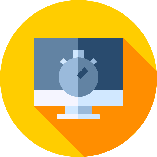 Chronometer stopwatch computer interface icon