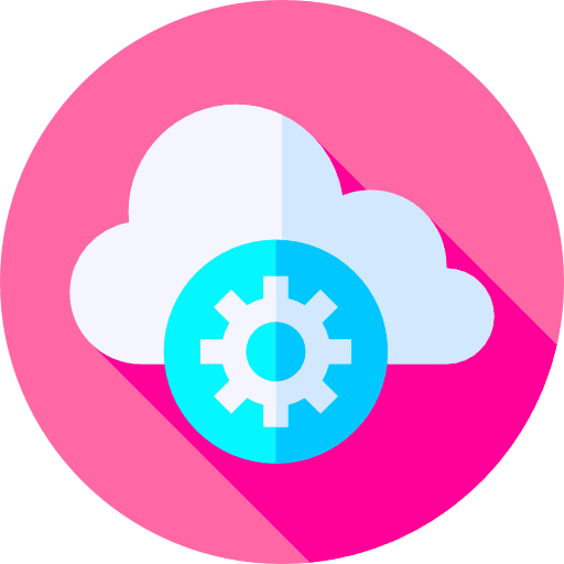 Cloud storage cloud storage multimedia option settings icon