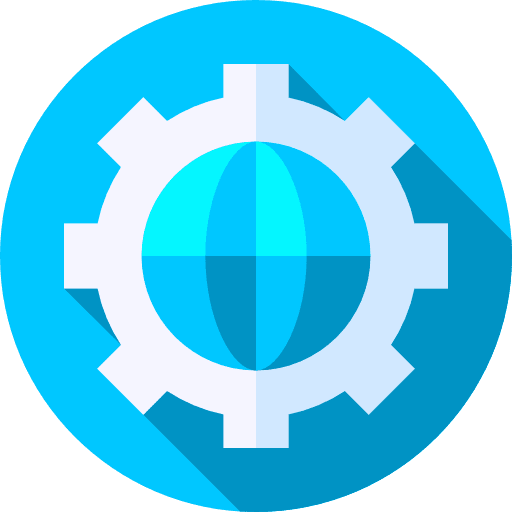 Worldwide shapes and symbols globe location icon