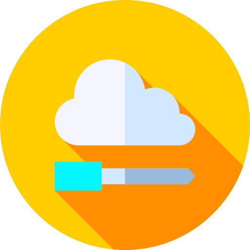 Cloud interface cloud multimedia icon