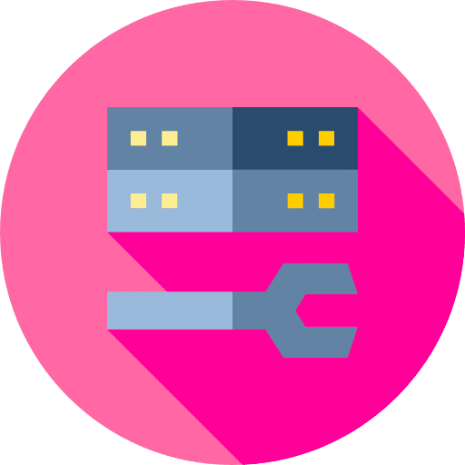 Server database technology network icon