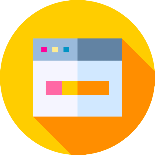 Download bar seo and web interface icon