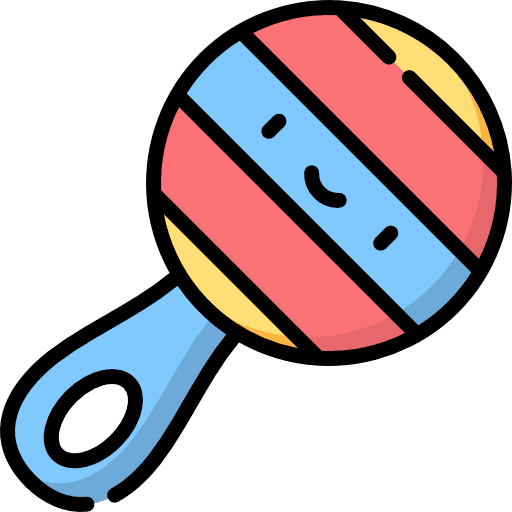 Rattle rattles children jingle icon